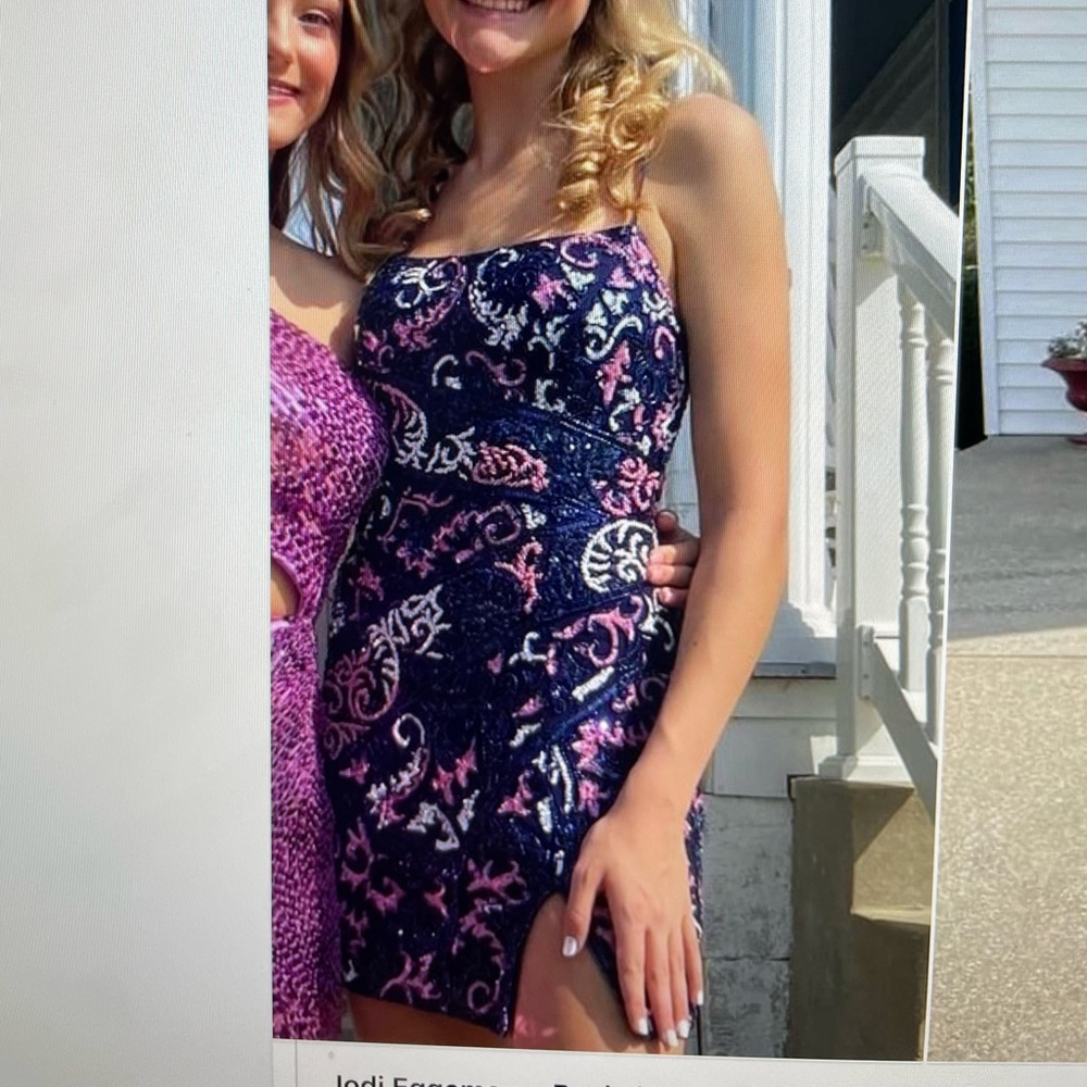 Sherri Hill homecoming dress size 00.  Worn once.  Paid $518 new. No alterations
